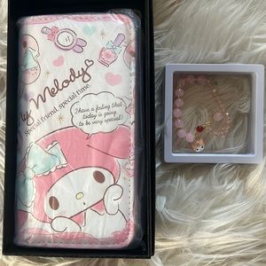 Wallet and bracelet set